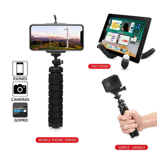 【พร้อมส่ง】ขาตั้งกล้อง ขาตั้งมือถือ หนวดปลาหมึก Gorillapod Flexible Tripod Octopus Tripod (Size S)
