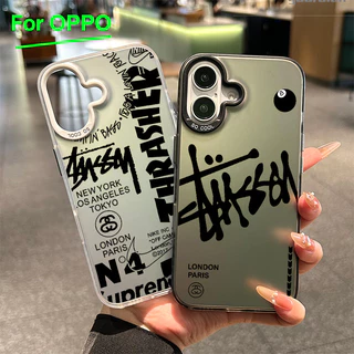 For เคสโทรศัพท์ OPPO A3 A3X A60 5G A9 A18 Stussy A38 A15 A15s A60 A35 A17 A17K A79 5G OPPOA57 4G A55 A77 A77S 4G