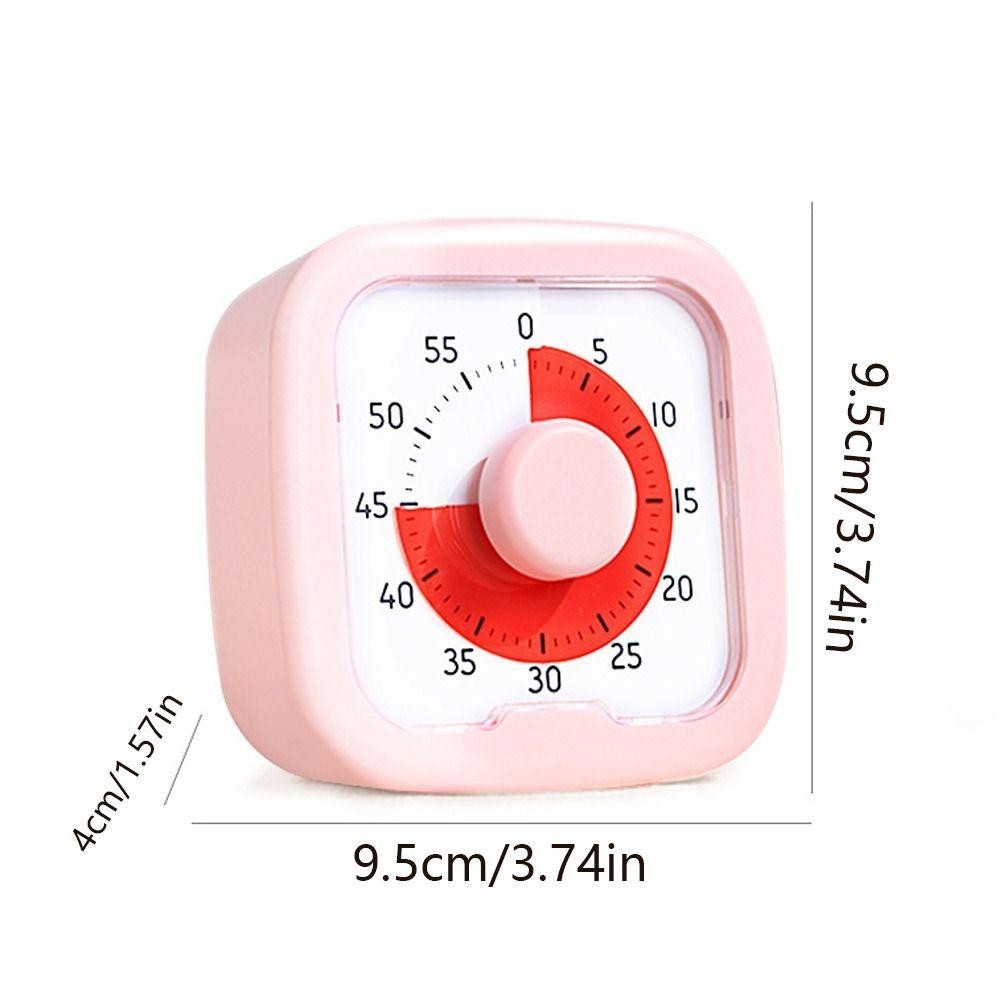 STELLARLINX Visual Timer, 60-Minute พร้อมขาตั้งจับเวลานับถอยหลัง,MultiFunctional Self-discipline Loud Time Management ห้องครัวทําอาหารจับเวลาห้องอ่านหนังสือ ราคา ถูกที่สุด ดีลบีเคเค แกลเลอรีภาพที่ 2