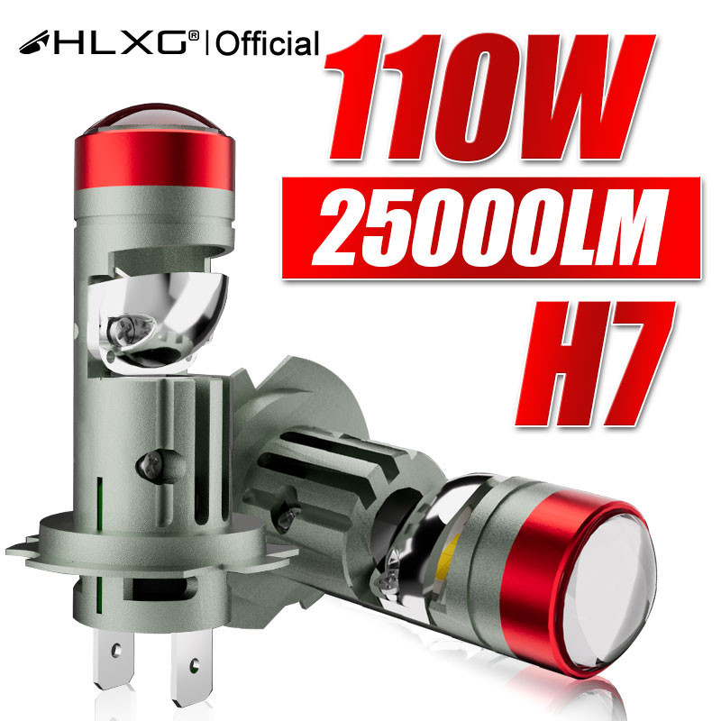 H7 H18 เลนส์ Led 1:1 ไร้สาย H11 H8 H9 Led โปรเจคเตอร์ 9005 9006 HB3 ไฟหน้ารถ Plug & Play Mini เลนส์โปรเจคเตอร์หมอก RHD LHD