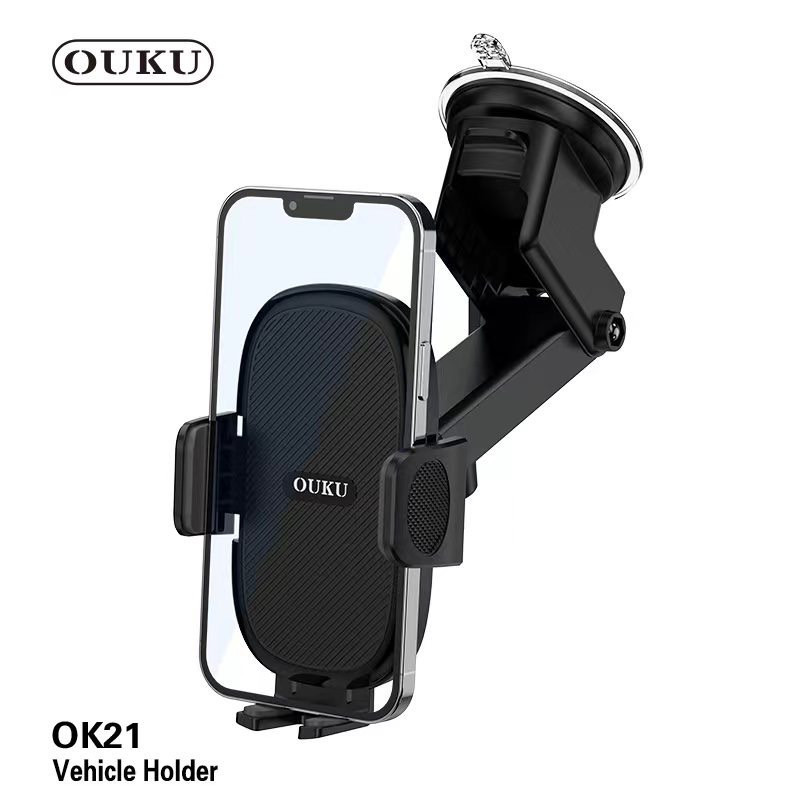 ที่จับโทรศัพท์ New OUKU OK21 ของแท้ 100% Suction Cup Car Holder ที่วางโทรศัพท์มือถือในรถยนต์