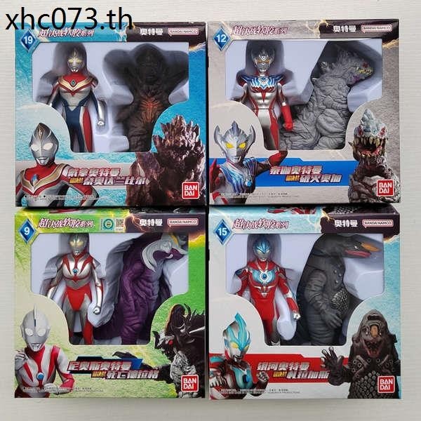 ขายร้อน. Bandai Ultraman Trigadiga Galaxy Diana Silvin Super Showdown Monster Golbadadada Soft Gum Doll