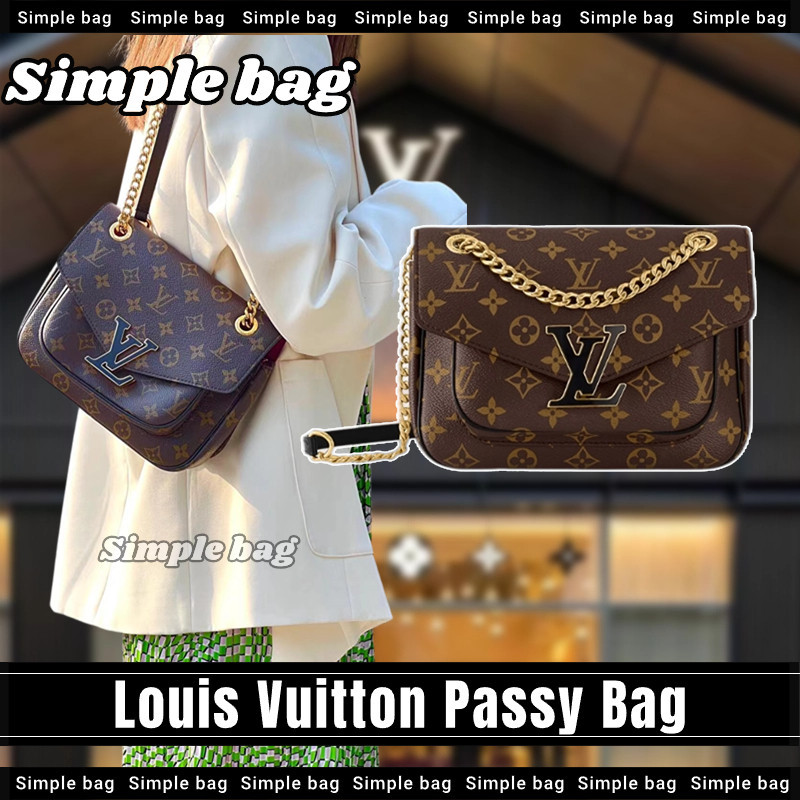 Louis Vuitton Louis Vuitton Passy shoulder bag กระเป๋า LV กระเป๋าสะพายไหล่เดี่ยว #Simple กระเป๋า