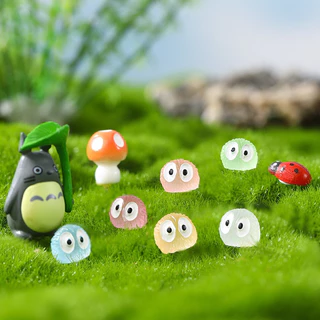 Luminous Rabbit/Duckling/Little Black/Mushroom Moss Micro Landscape เครื่องประดับ Luminous วัตถุขนาดเล็กตกแต่งพืชสวนเครื่องประดับสร้างสรรค์งานฝีมือเรซิน