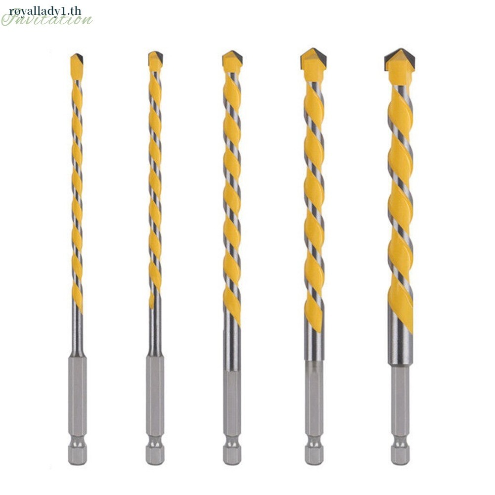[ในสต็อก] 1 ชิ้น Hex Shank 160 มิลลิเมตรทังสเตนคาร์ไบด์สว่านสําหรับ Masonary คอนกรีตอิฐหิน