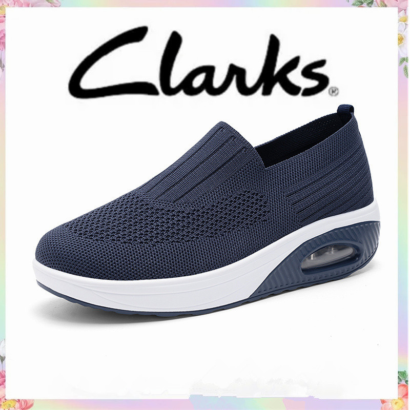 Clarks คลาร์ก รองเท้า ผู้หญิงรองเท้าแบน ผู้หญิงเกาหลี คลาร์ก ผู้หญิงรองเท้ากีฬารองเท้าผู้หญิงรองเท้าผ้าใบขนาดใหญ่ สหภาพยุโรป 40 41 42 คลาร์ก รองเท้า