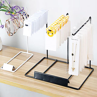 [mayhome] ชั้นวางเครื่องประดับเหล็กตกแต่งเดสก์ท็อปในครัวเรือนต่างหูสร้อยคอที่เก็บเชือกเชือกชั้นวางจัดระเบียบ {TH}