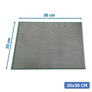 แผ่น PCB แผ่นปริ๊นอเนกประสงค์ 1หน้า/2หน้า Single/Double Side Prototype PCB Printed Circuit Board Perfboard 2.54mm Hol...