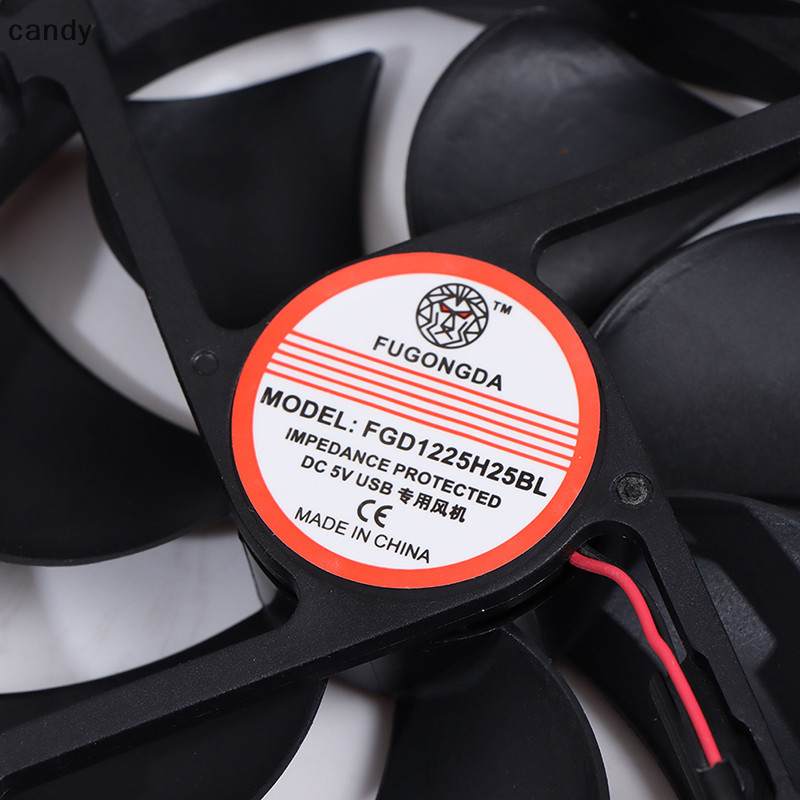 Ndy DC 5V USB แบริ่งแขนไร้แปรงถ่าน Fen คอมพิวเตอร์ PC Silent Cooler พัดลมระบายความร้อน Lot N