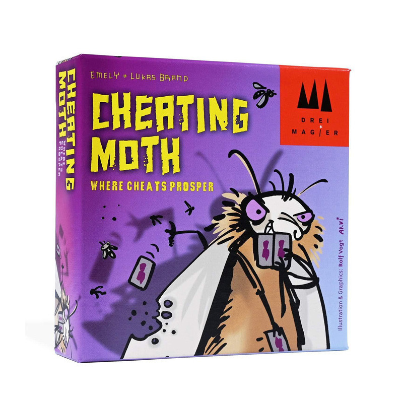 Cheating Moth Board Game สําหรับเด็ก เวอร์ชั่นภาษาจีน การ์ดเกมสําหรับของขวัญเด็ก