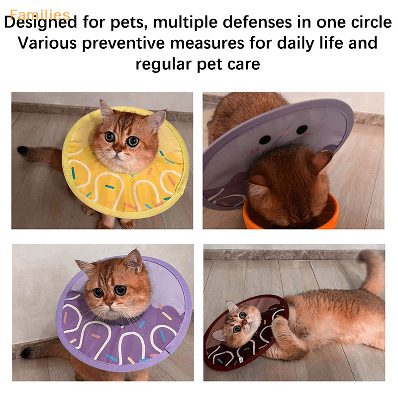 Families> Pet Anti-Bite Lick Surgery Wound Healing Cat Dogs Health Circle Pet Rehabilitation Circle การบาดเจ็บปลอกคอป้องกันได้ดี