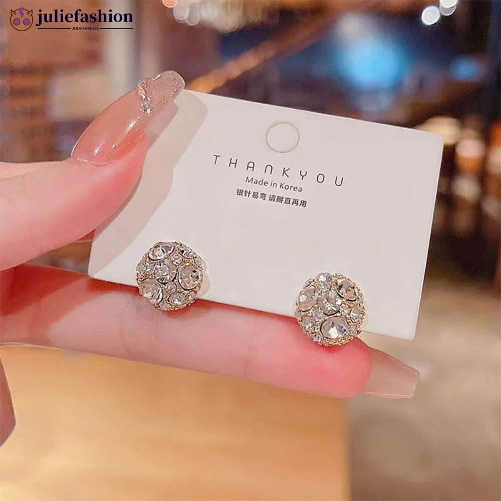 Juliefashion 1 คู่แม่เหล็กทองเงินคลิปหูฤดูร้อนแม่เหล็กโดยไม่ต้องหูรูหูสตั๊ดบําบัดลดน้ําหนักผู้หญิงต่างหูเครื่องประดับ C4H4