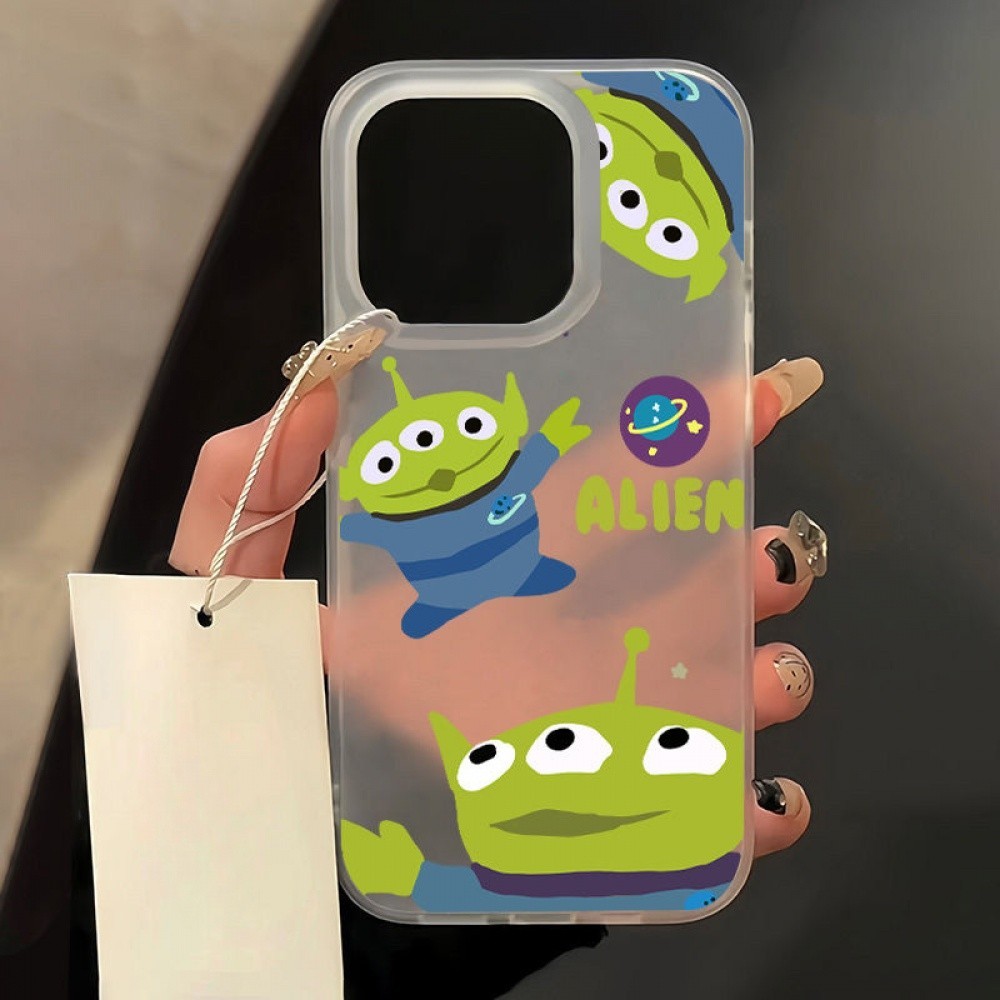 เคสโทรศัพท์เอเลี่ยนเด็กสามตาสําหรับ ไอโฟน 11, /16 12 / 13 / 14 / 15มือโปร สูงสุด บุคลิกภาพที่สร้างสรรค์ . เปลือกใส กันน้ํา กันกระแทก เคสป้องกัน