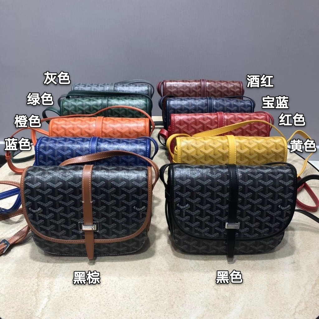 Rzgl goyard กระเป๋า Messenger กระเป๋าอานม้ากระเป๋าทรงสี่เหลี่ยมขนาดเล็กกระเป๋าสายตายด้านกระเป๋าสะพาย