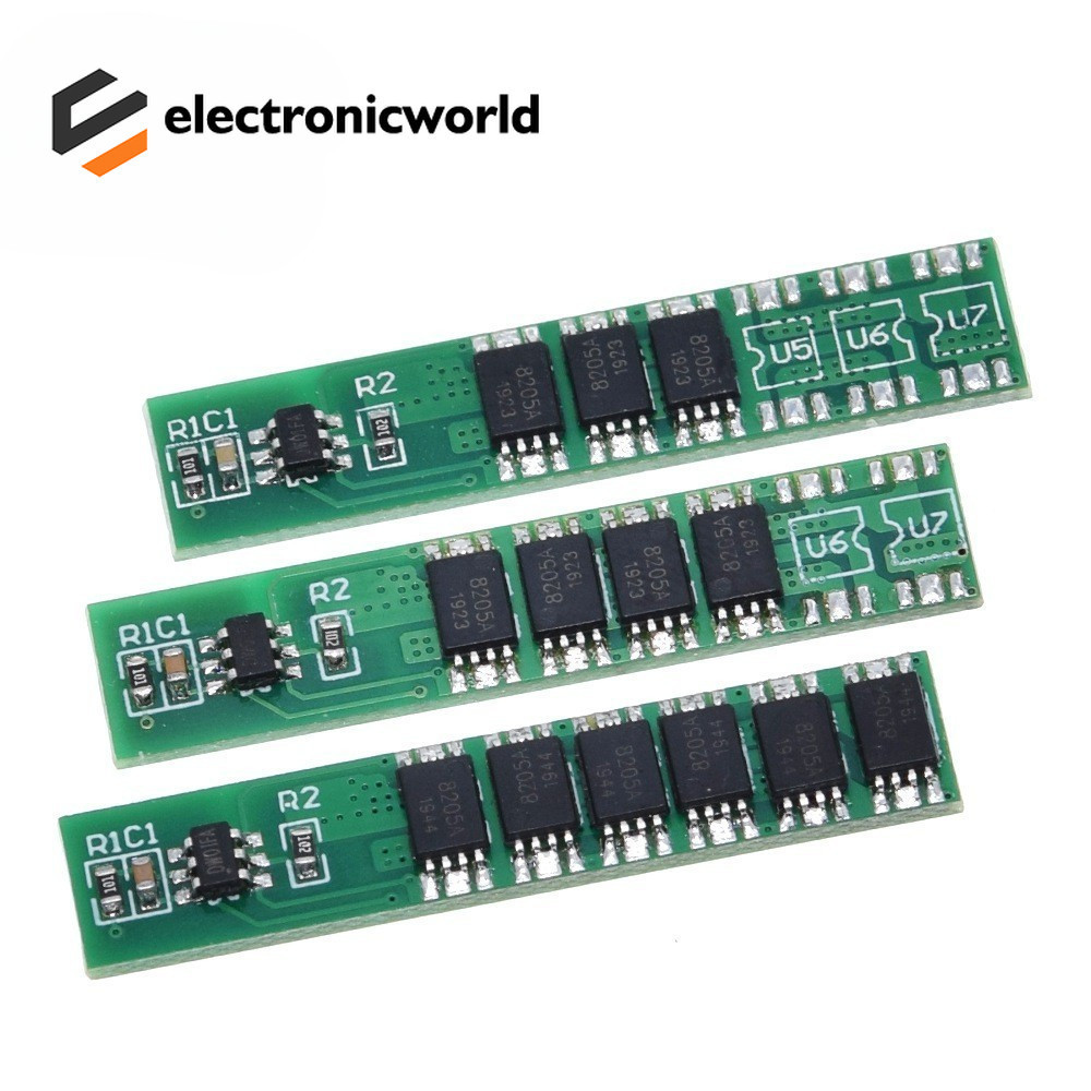 1s 15A 3.7V Li-ion 3MOS 4MOS 6MOS BMS PCM แบตเตอรี่ป้องกัน 6A 7.5A 12A สําหรับ 18650 แบตเตอรี่ลิเธียม Lion แบตเตอรี่