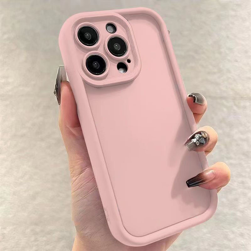 เคสสําหรับiphone 16 15 Pro Max 11 13 14 12 Pro iPhone 7 8 Plus XS Max X XR SE2022 12 13 Mini Soft MatteซิลิโคนกันกระแทกSimple Love Insฝาครอบ