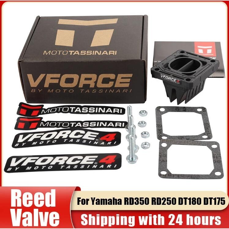 VForce4 Reed Valve for Yamaha Y125Z RX135 RXZ135 V4144 Valve Kit Banshee RD250 RD350 RD400 Motorcycl