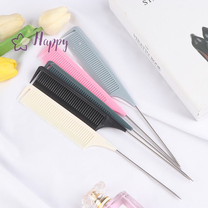 <Happybay> 1x หวีผมร้านทําผมย้อม-หวีแยกพาร์กสําหรับจัดแต่งทรงผมทําผมลดราคา