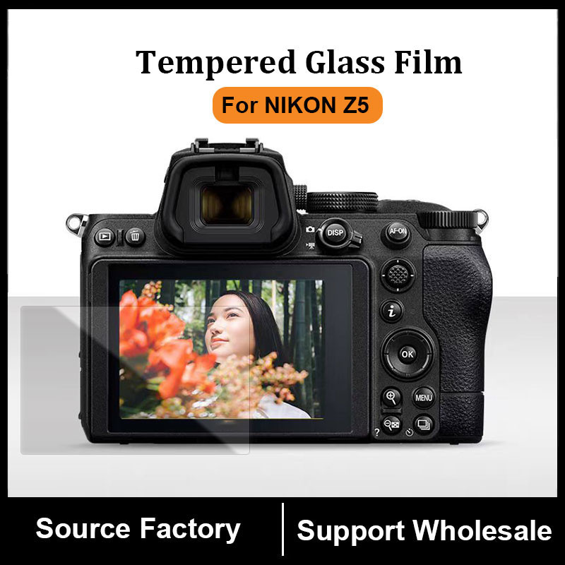 สําหรับฟิล์มกระจกนิรภัยสําหรับกล้อง Nikon Z5 สําหรับ Nikon Z5 ฟิล์มป้องกันหน้าจอกล้องความละเอียดสูง