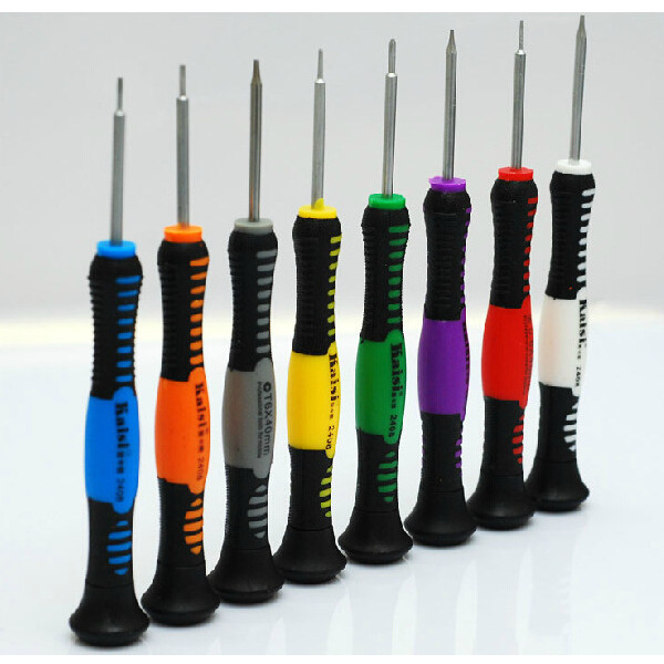 เครื่องมือถอดชิ้นส่วนโทรศัพท์มือถือ Hexagon Torx 0.8/1.5/2.0/T4/T5/T6 ไขควงดาวห้าแฉก Apple Five-poin