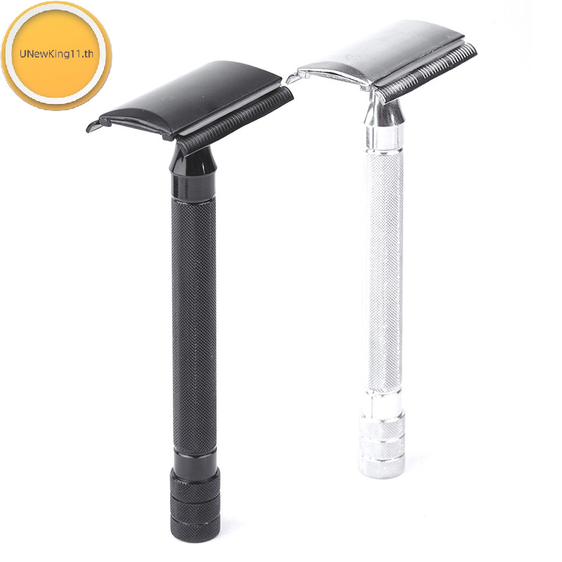 Unewking Classic Mens Shaving Adjustable Safety Shaving Razor With Small Brush & Blade th