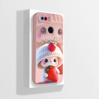 สําหรับoppo A12 A5S F9 F9 Pro A7 A11Kปลอกความงามการ์ตูนนักบินอวกาศFull Matte TPUซิลิโคนกันกระแทกเคสโทรศัพท์