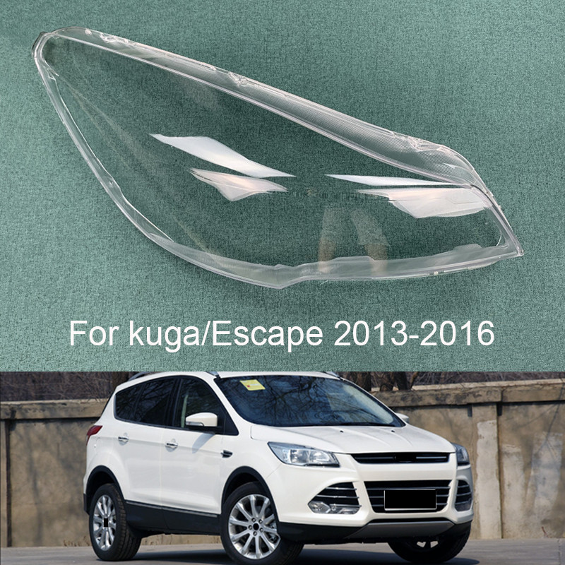 สําหรับ Ford Kuga Escape 2013 2014 2015 2016 ไฟหน้ากระจกโปร่งใสไฟหน้าเปลี่ยนเดิมโคมไฟรถอุปกรณ์เสริม