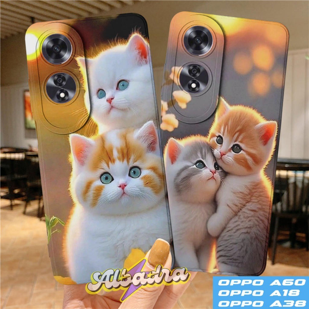 เคส OPPO A60 - เคส OPPO A18 - เคส OPPO A38 - SOFT CASE CAT 1 - OPPO A60 Softcase - OPPO A18 Softcase
