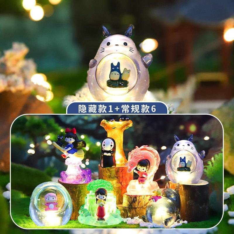 Miyazaki's fairy tales blind box มิยาซากิเทพนิยายกล่องตาบอดกล่องของเล่นเซอร์ไพรส์การ์ตูนการ์ตูนอะนิเมะตัวละครโมเดลให้เด็กของขวัญวันเกิดเด็กของขวัญวันหยุดร้อนยอดนิยมตุ๊กตาแฮนด์เมดสร้างสรรค์ของขวัญเล็ก ๆ น้อย ๆ ของตกแต่งบ้านขายส่ง