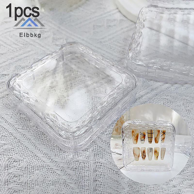 Eibbkg โปร่งใสเล็บกล่องกล่องเก็บ Volume Lash Extension จอแสดงผลขนตากาวผู้ถือพาเลทกล่องเก็บลดราคา