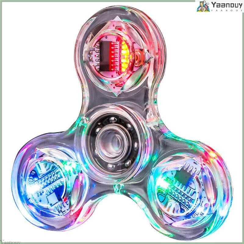 Yaa Finger Spinner หมุน Luminous Gyro Speed Spinning สําหรับเด็กสําหรับโฟกัส C