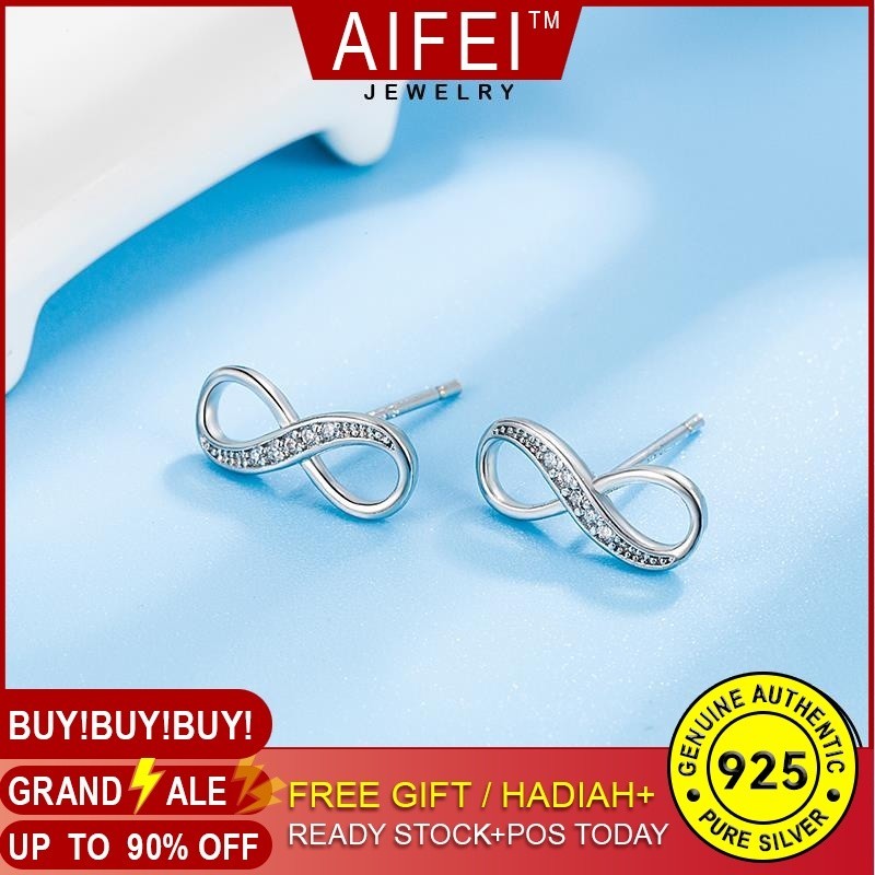 AIFEI JEWELRY ตุ้มหู หนีบ เครื่องประดับ ห่วง ต่างหู บุคลิกภาพรูปที่8 แฟชั่น เกาหลี ผู้หญิง ต้นฉบับ Silver เงิน 925 แท้ เครื่องประดับ E176