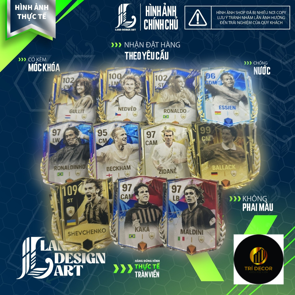 พวงกุญแจการ์ดผู้เล่น - FC Mobile - TRI DECOR SHOP