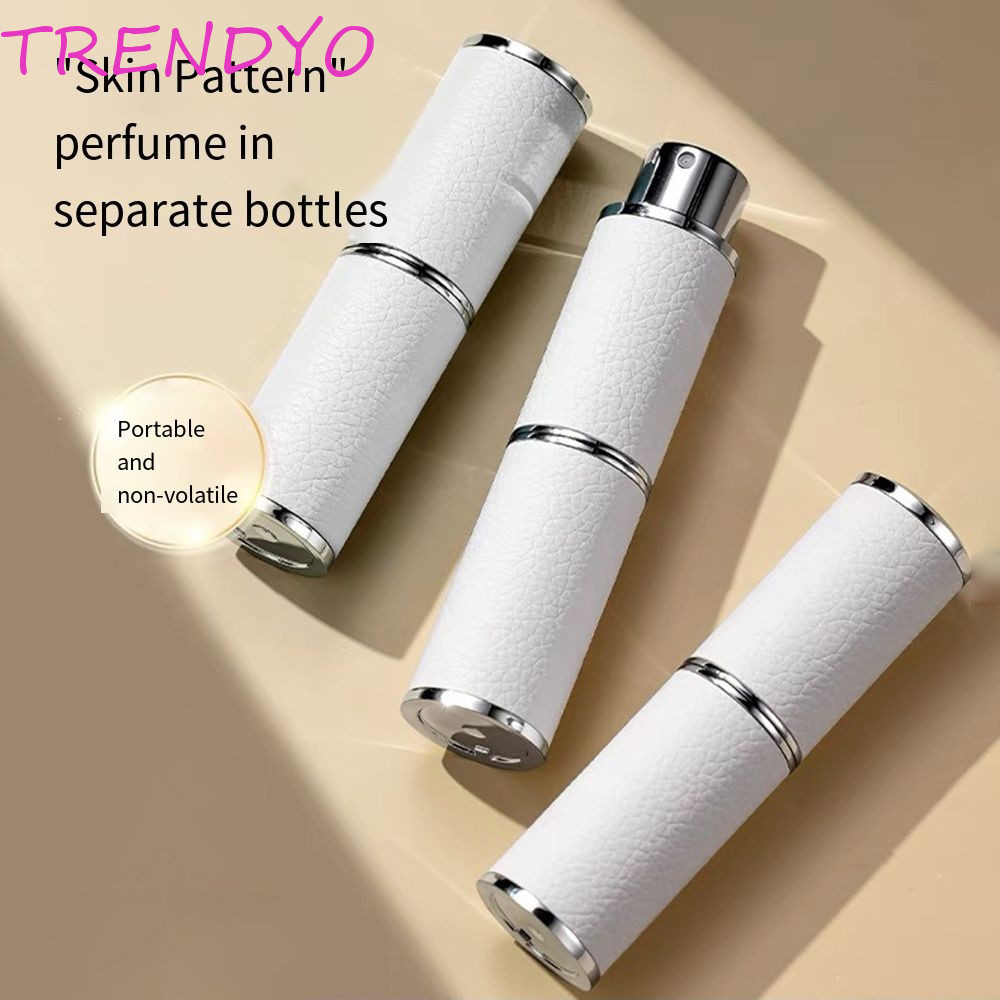 Trendyo ขวดน้ําหอม Atomizer, แบบพกพารีฟิลหมุนขวดสเปรย์,ขนาดกระเป๋าที่ว่างเปล่าหรูหรา 8ml เครื่องจ่ายน้ําหอมผู้หญิง