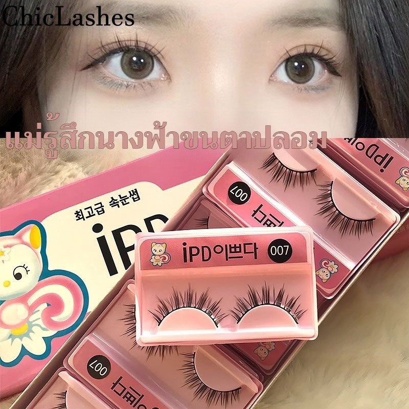 💥🇹🇭(ร้านไทย)ขนตาปลอม แบบนุ่ม 3D🌟พร้อมส่ง🌟 ChicLashes ขนตาปลอม3D ขนตาปลอมเกาหลี ขนตานางรำ ใช้งานง่าย