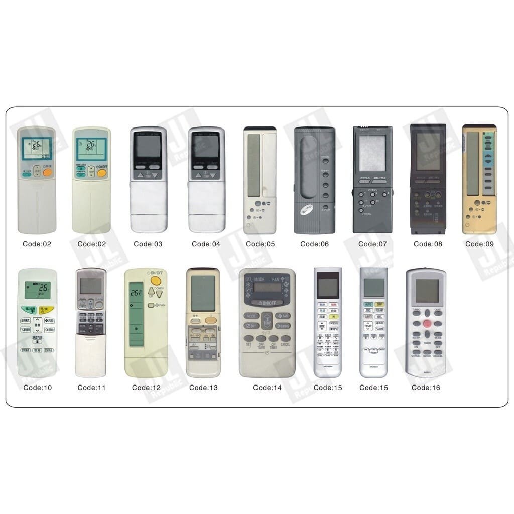 รีโมทแอร์ครอบจักรวาล  รุ่น K-1028E ใช้ได้ทุกรุ่น ทุกยี่ห้อ Universal AIr Condition remote control ราคา ถูกที่สุด ดีลบีเคเค แกลเลอรีภาพที่ 8