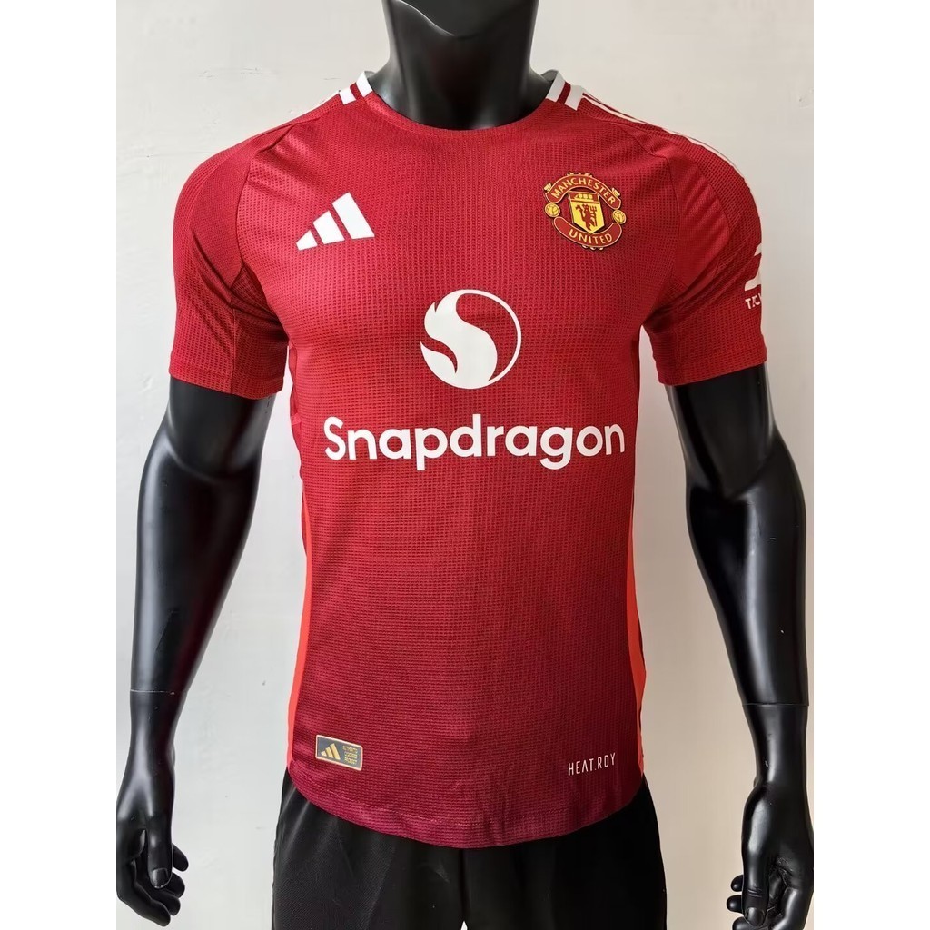 Player version 2425 New Manchester United Home Player Jersey Top Short Sleeves