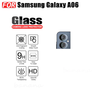 3 IN 1 Samsung A06 ฟิล์มกระจกนิรภัยสําหรับ Samsung Galaxy A06 A 06 คลุมทั้งหมดป้องกันหน้าจอกระจก + ฟิล์มเลนส์กล้อง + ฟิล์มด้านหลัง