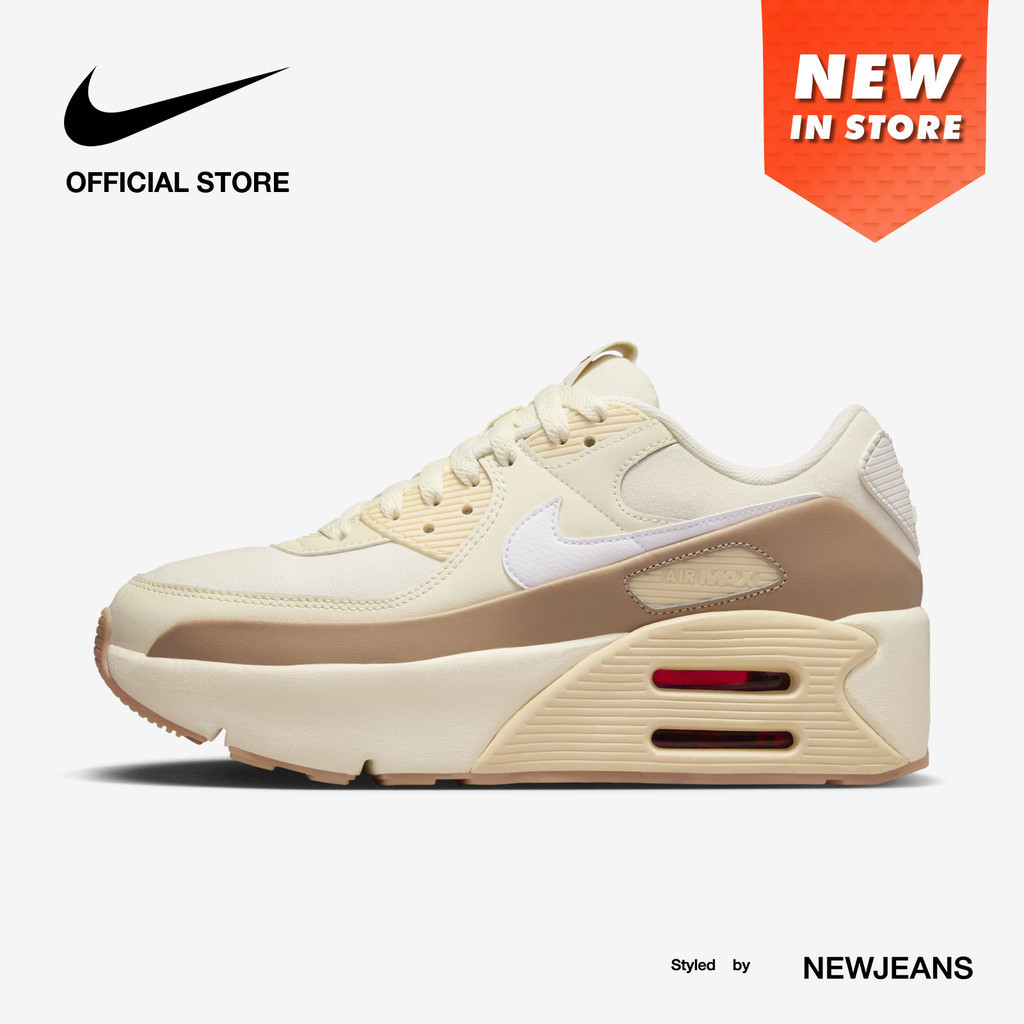 Nike Women's Air Max 90 Lv8 Shoes - White ไนกี้ รองเท้าผู้หญิง Air Max 90 Lv8 - สีขาว