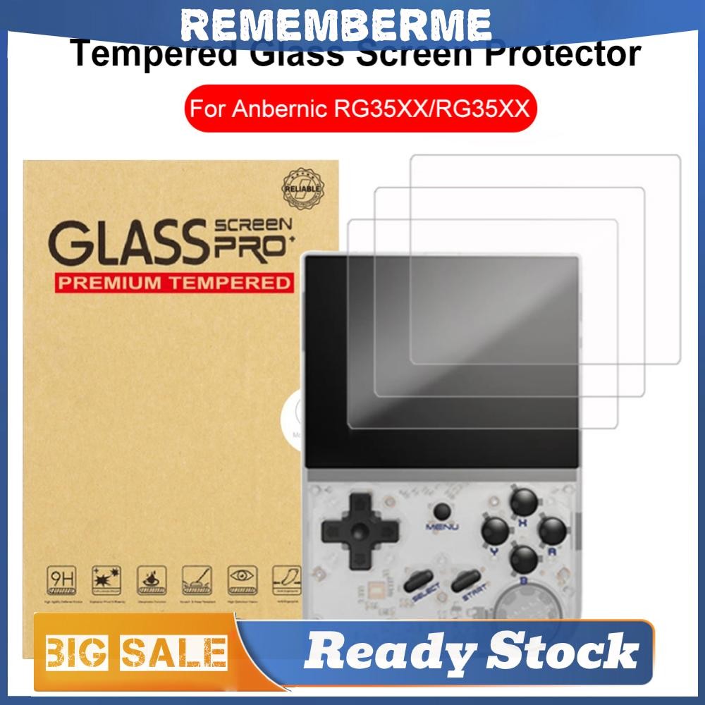 กระจกนิรภัยป้องกันหน้าจอ 9H HD ฟิล์มสําหรับ Anbernic RG35XX/RG35XX Plus