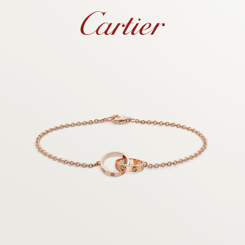 [พร้อมกล่อง] Cartier Cartier LOVE Series Rose Gold Gold White Gold Bracelet [คลังสินค้าพร้อม]