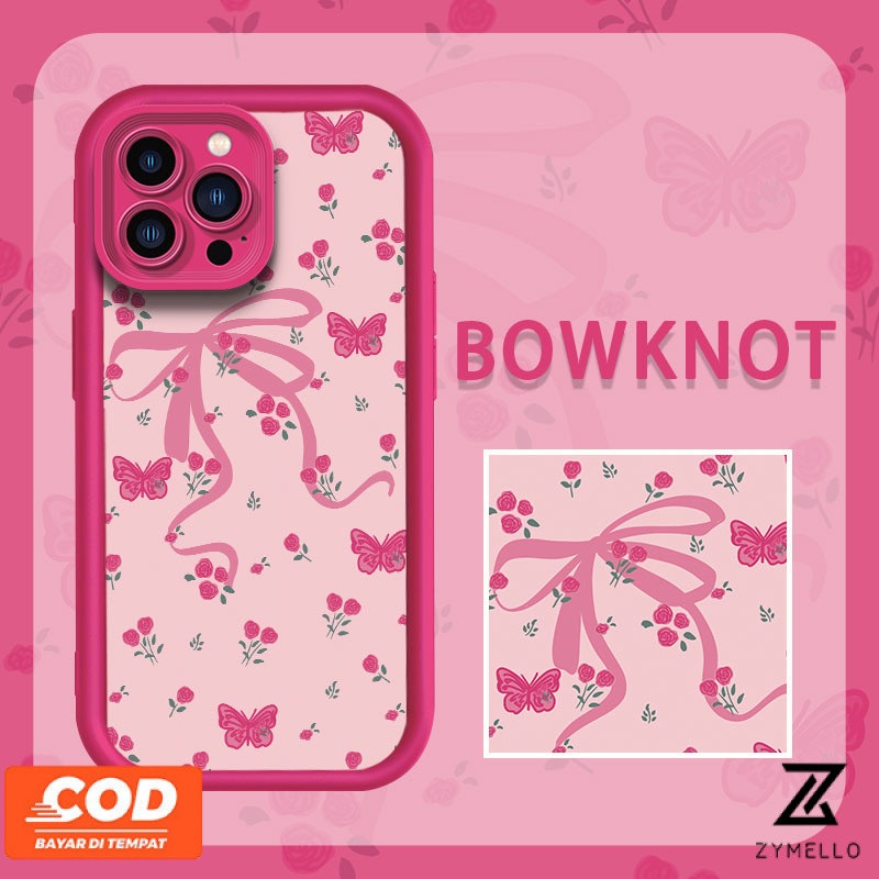 เคสโทรศัพท์ VIVO Y19S V40 Y03 Y28 Y17S V40 Pro V30 5G V29 V29E Rose Bow กันกระแทกเคสโทรศัพท์ TPU