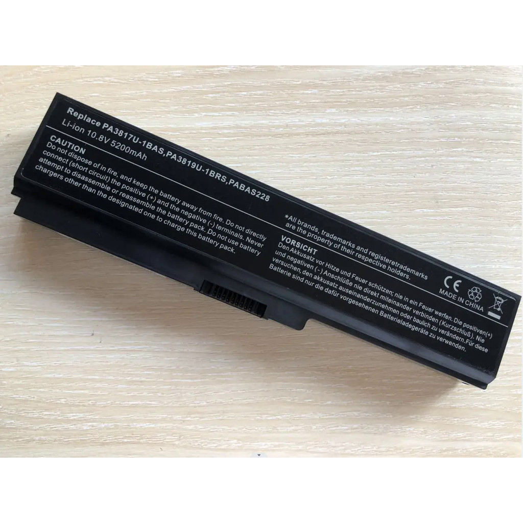 แบตเตอรี่แล็ปท็อป For Toshiba Satellite A660 C640 C650 C655 C660 L510 L630 L640 L650 U400 PA3817U-1B