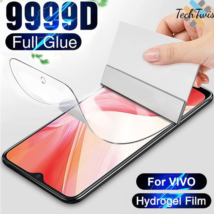 ฟิล์มไฮโดรเจลป้องกันหน้าจอโทรศัพท์มือถือเหมาะสำหรับ Vivo Y91 Y95 Y30 Y20 Y19 Y11 2019 Y17 Y50 Y72 5G V19