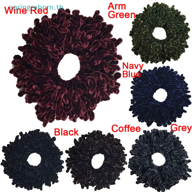 # เครื่องมือแฟชั่น # Volumising Scrunchie Velvet Big Hair Tie Bun Clip Hijab Scarf Volumizer Khaleeji .