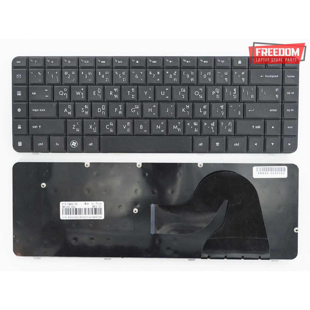 คีย์บอร์ด Hp/Compaq CQ62 G62 อังกฤษ-สีดำ KEYBOARD