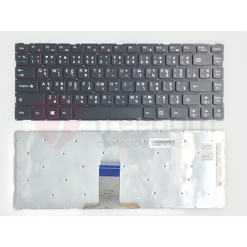 คีย์บอร์ด Lenovo Y40-70 Y40-80 Y40-70AT Y4070 Y4080 Y4070AT (ไทย-อังกฤษ) KEYBOARD