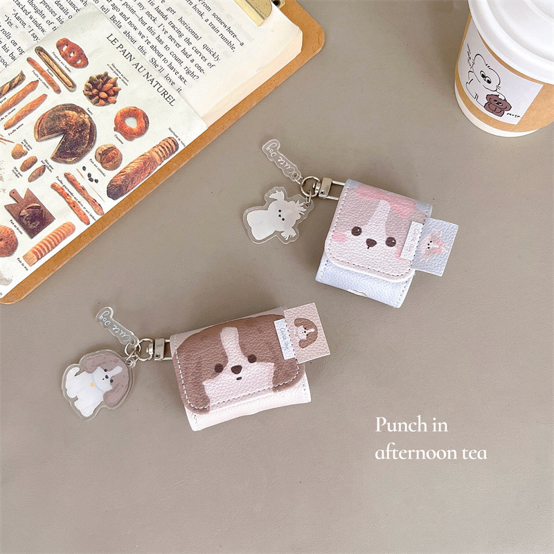 Bow Dog สําหรับ Airpods 1/2 3 Pro Pro2 Pro3 Airpods4 ชุดหูฟังไร้สายบลูทูธป้องกันกรณี AirPods pro2 Pro3 3 4 หูฟังป้องกันกรณี