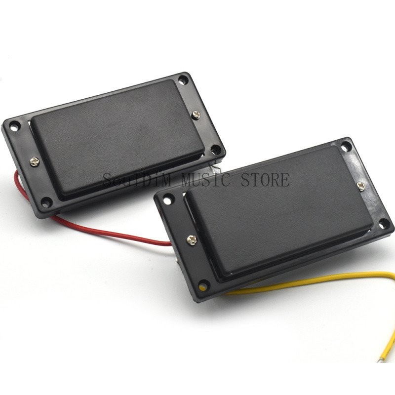 1ชิ้นกีตาร์ H umbucker โชคขดลวดคู่สะพานและคอรถกระบะชุดสำหรับ LP กีตาร์ไฟฟ้าชิ้นส่วนอุปกรณ์ทดแทน
