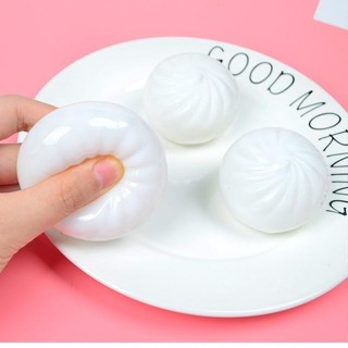 ของเล่น สกุชชี่ บีบคลายเครียด รูปซาลาเปาสีขาว น่ารัก ของเล่น…